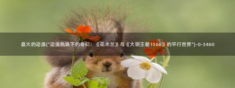 新番动漫：最火的动漫(\